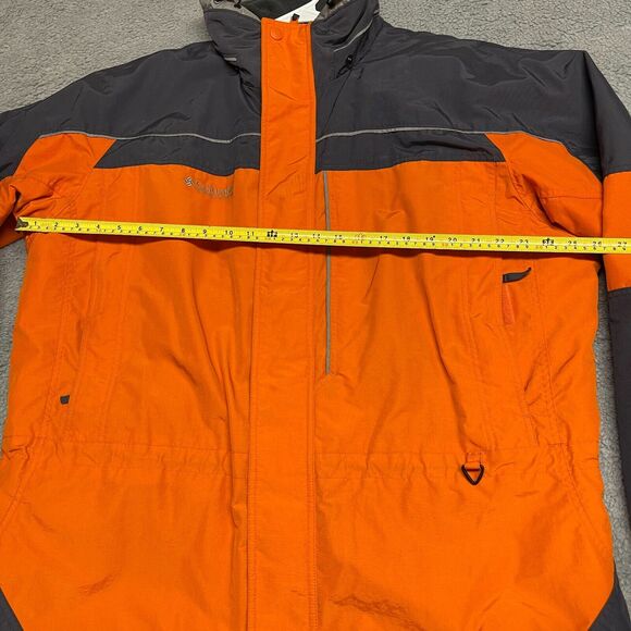 Columbia Jacket Mens XL Orange Full Zip Winter Outdoors - Picture 2 of 12